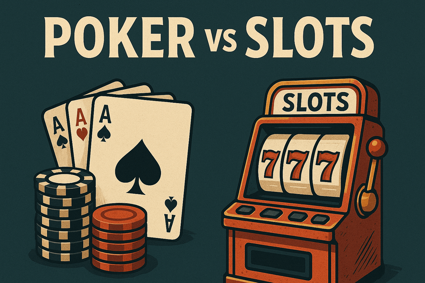 Poker vs Slots - Which One Is Better for a Strategic Player?