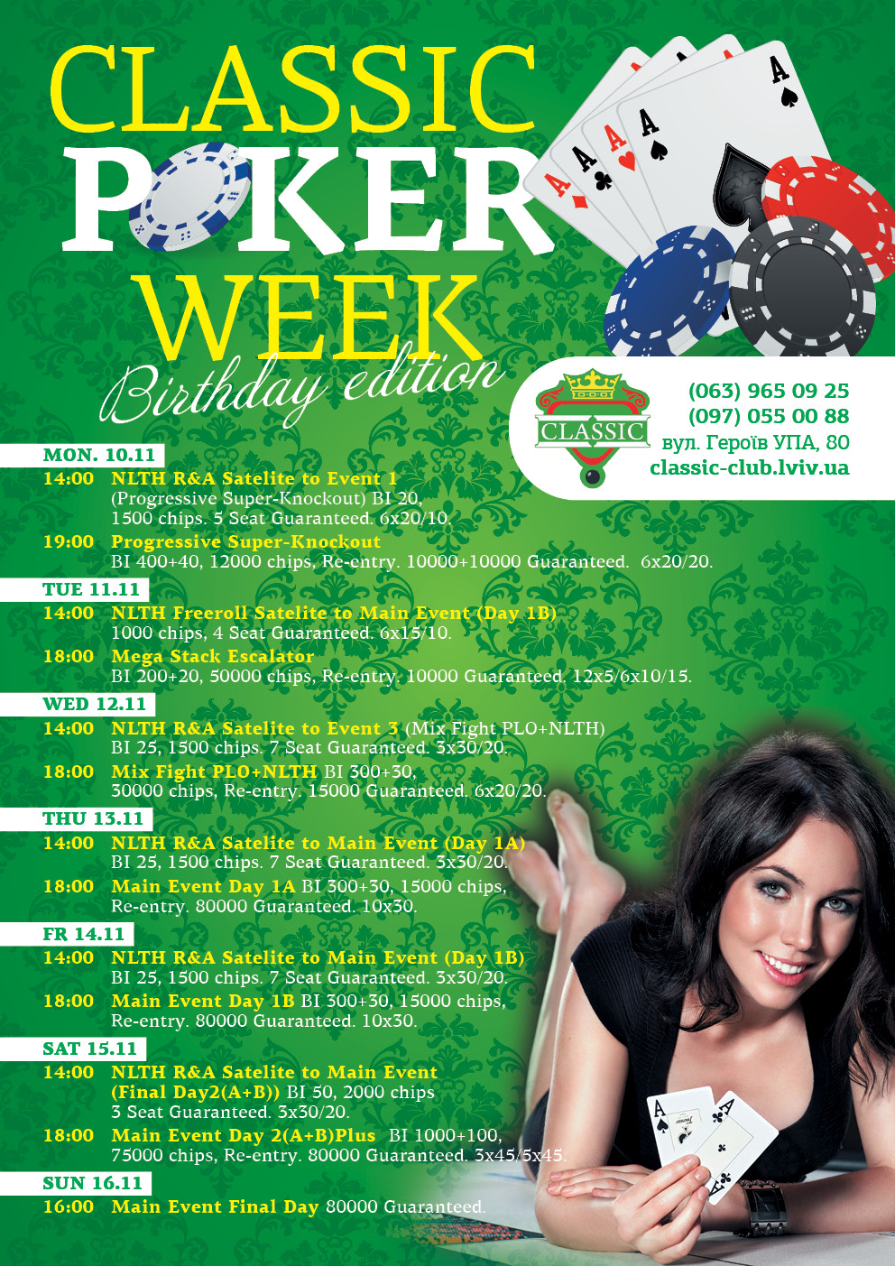 Classic Poker Week. Birthday Edition
