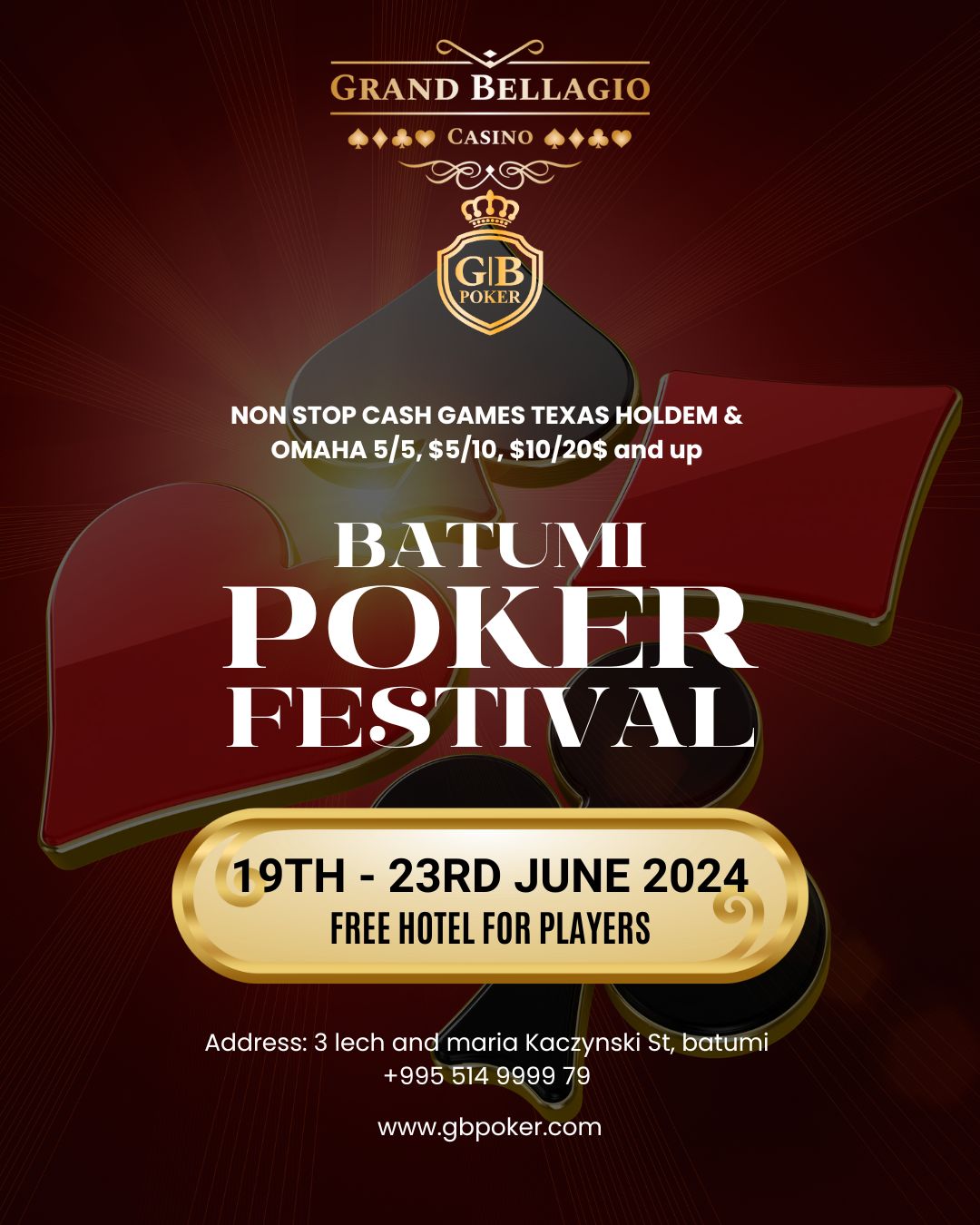 Batumi Poker Festival | 19 - 23 JUNE 2024